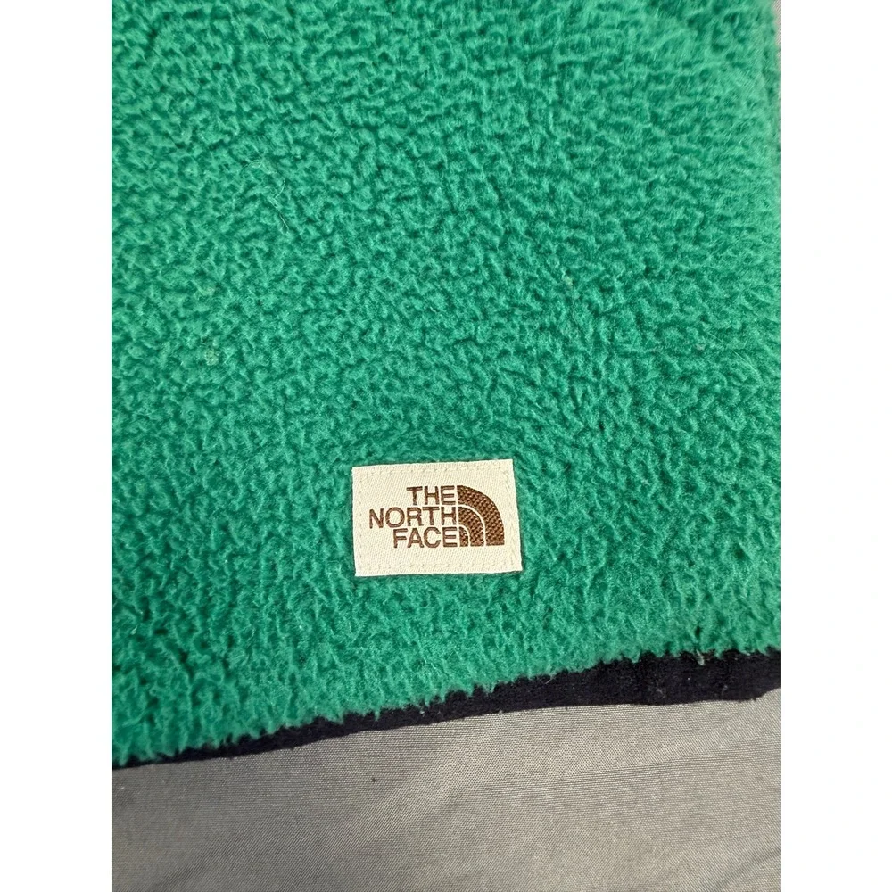 The North Face Mens Full Zip‎ Fleece Vest Green Navy Blue NF0A4QZH XL